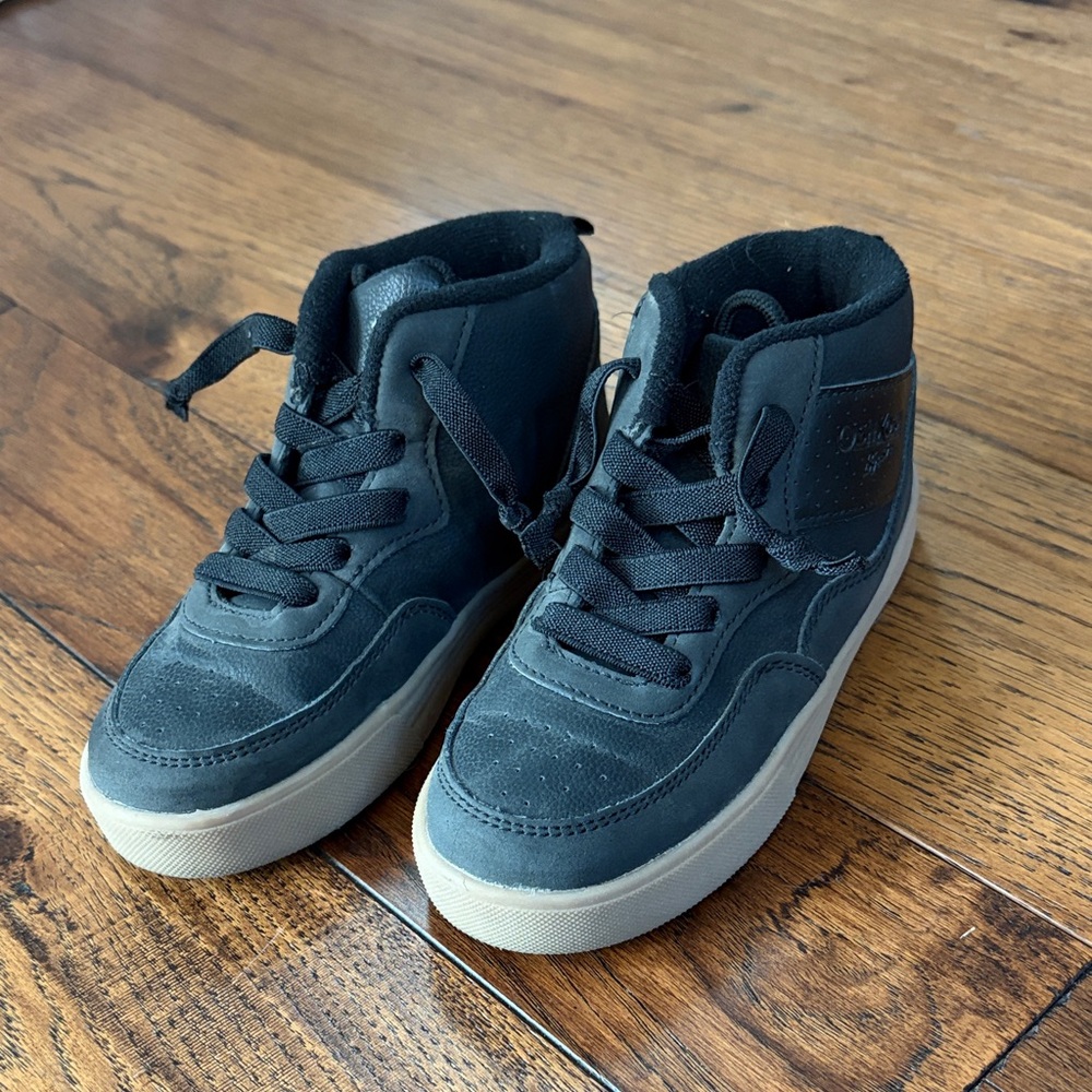 Black High-Top Sneakers- Like new!